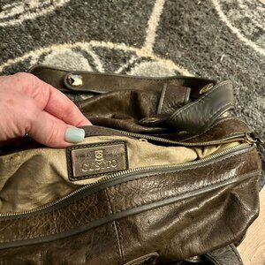 Gustto Folina Leather Satchel Handbag